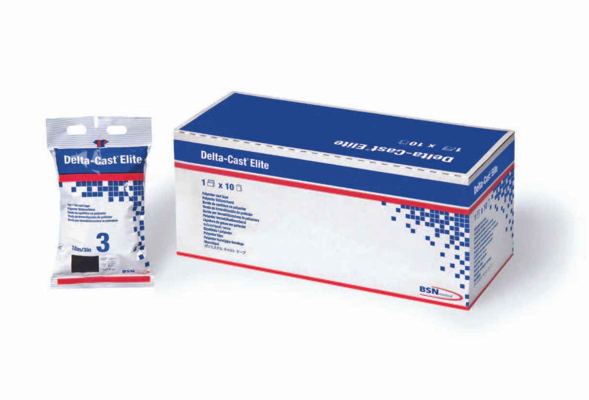 BX/10 DELTA-CAST ELITE POLYESTER CAST TAPE 7.5CM X 3.6M, DARK BLUE
