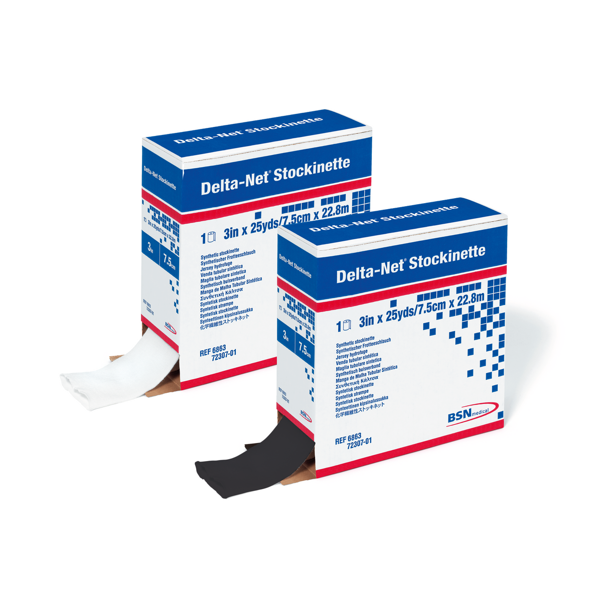 BX/1 DELTA-NET SYNTHETIC STOCKINETTE 10CM X 22.8M, WHITE