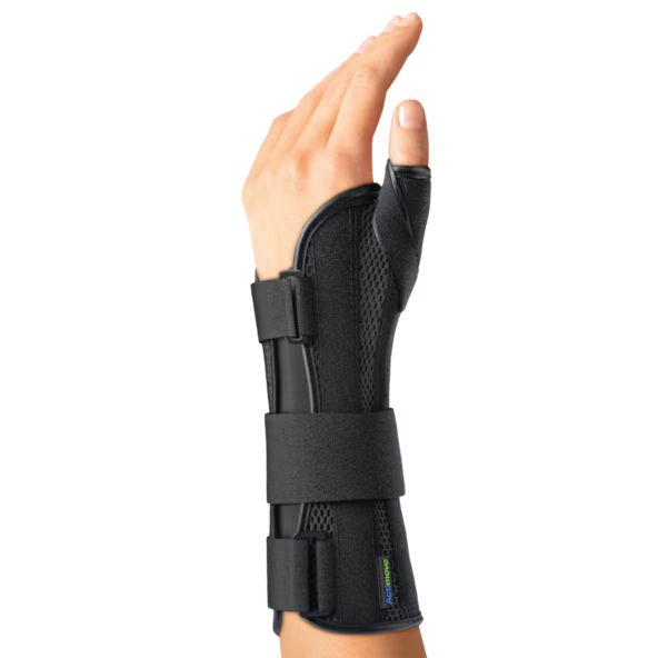 EA/1 ACTIMOVE MANUS FORTE PLUS WRIST THUMB BRACE SM-MD, RIGHT, BLACK