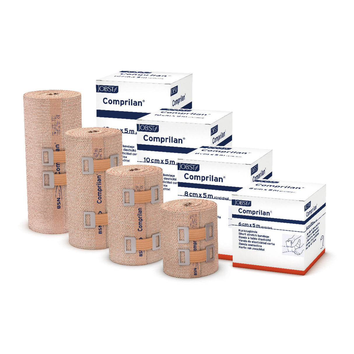 BX/1 COMPRILAN SHORT STRETCH COMPRESSION BANDAGE 12CM X 10M