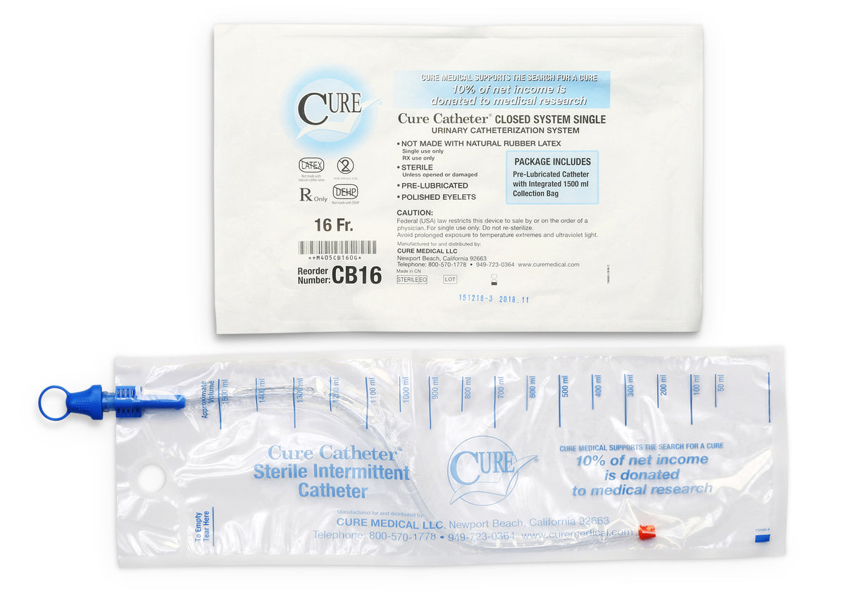 Cure Catheter™ Closed System - 1 Each