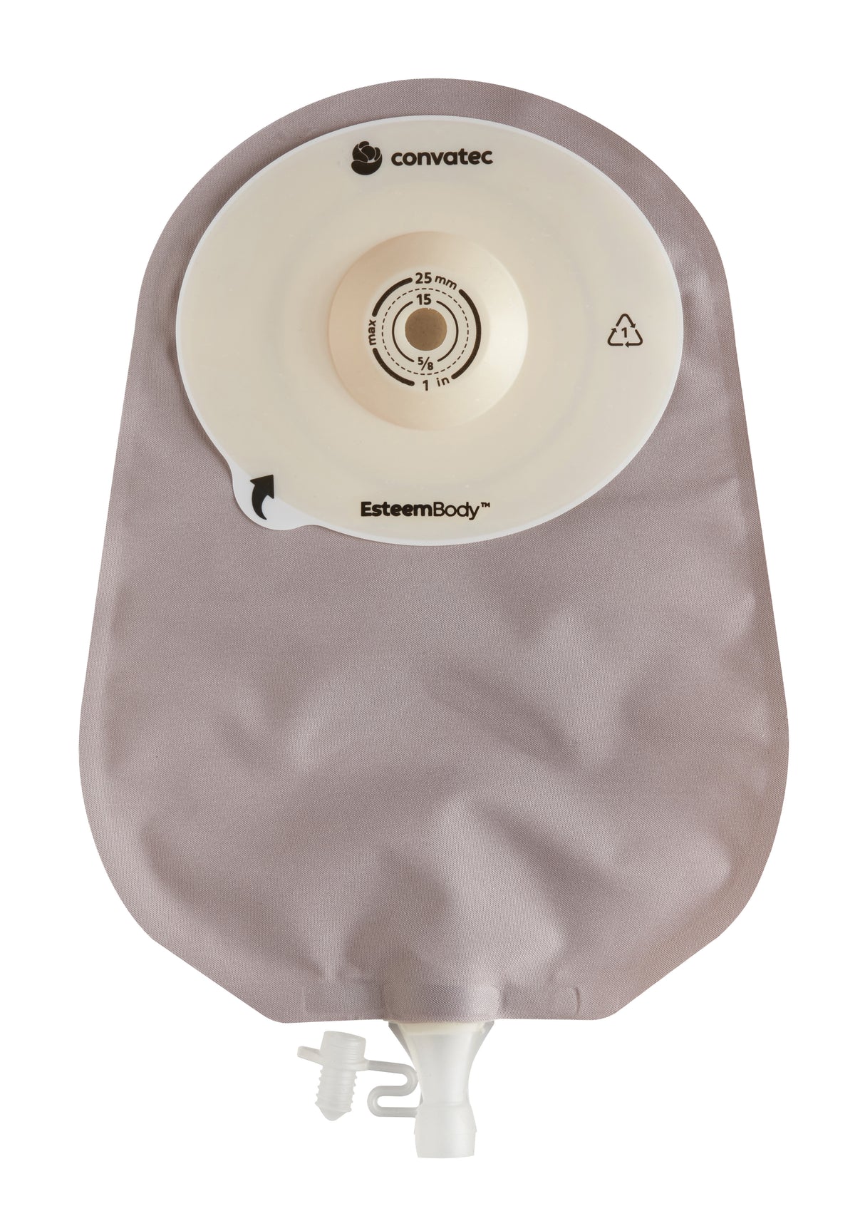 Esteem Body® Soft Convex One-Piece Urostomy Pouch - Box of 10