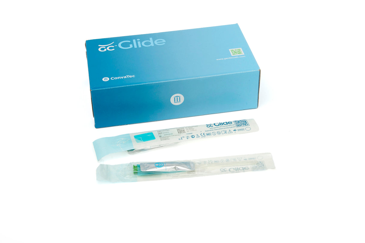GentleCath Glide™ Hydrophilic Intermittent Urinary Catheter for Females - Box of 30