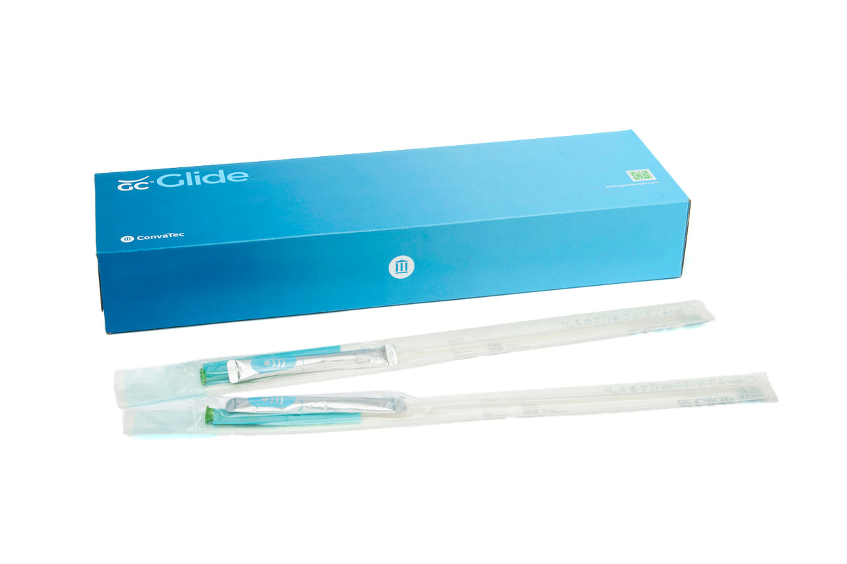 GentleCath Glide™ Hydrophilic Intermittent Urinary Catheter for Males - Box of 30