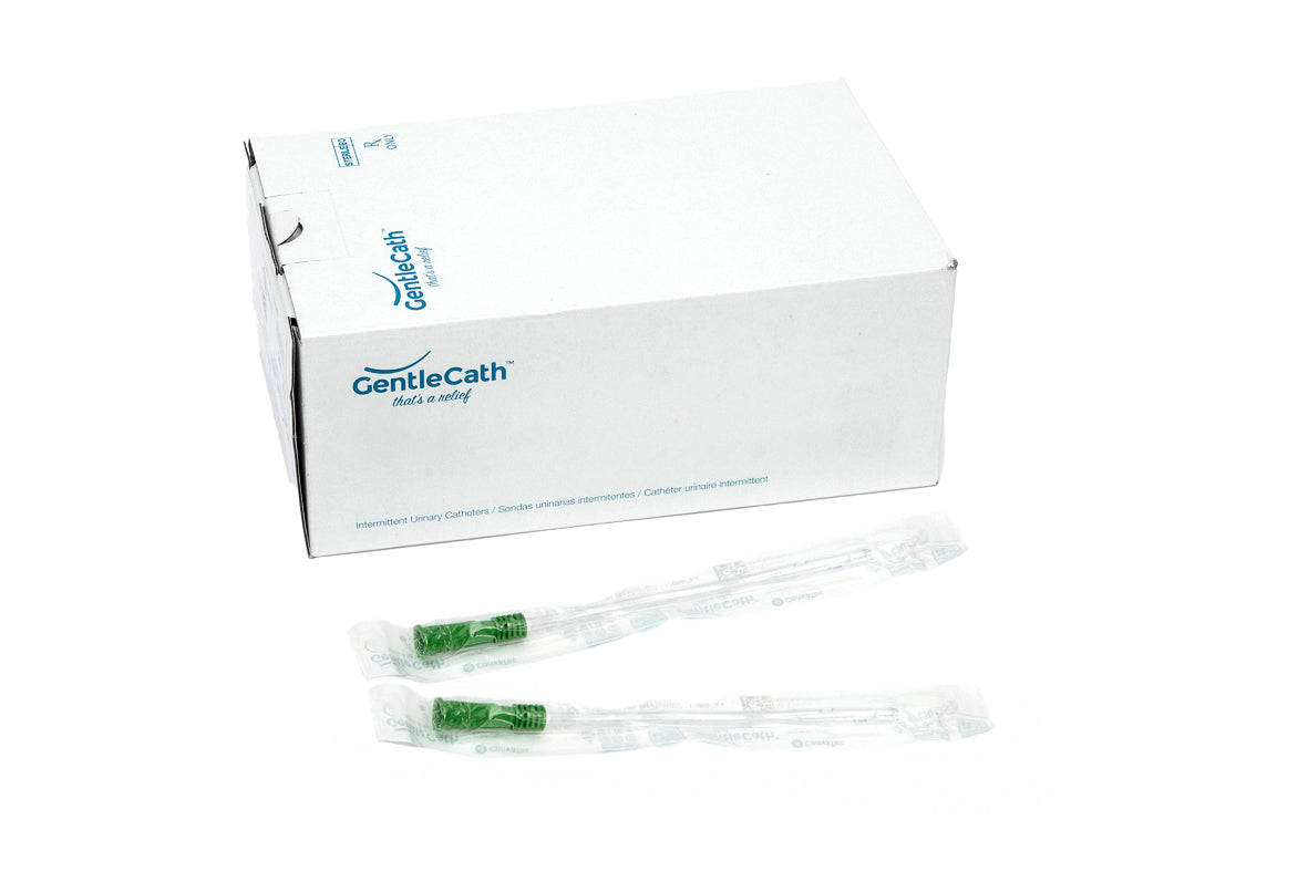 GentleCath™ Uncoated Intermittent Urinary Catheter for Females - Box of 100