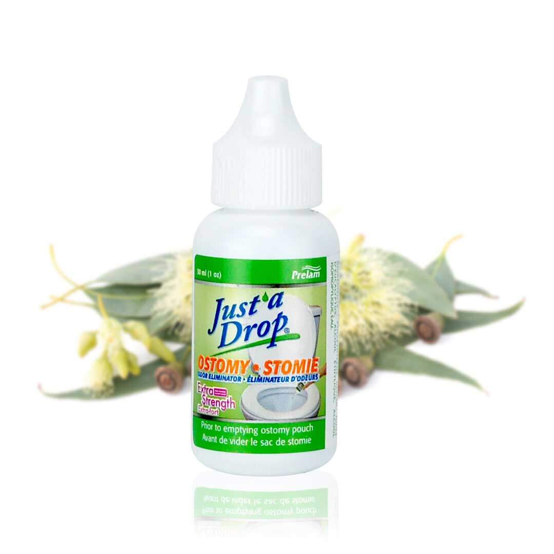 (CS/12) EA/1 EXTRA STRENGTH JUST-A-DROP OSTOMY ODOR ELIMINATOR, 30ML / 1OZ