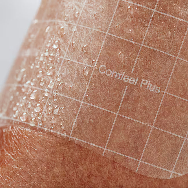 BX/5 COMFEEL PLUS TRANSPARENT DRESSING, SIZE 6IN X 6IN (15CM X 15CM)