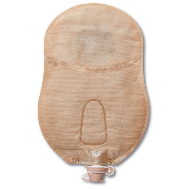 CeraPlus™ One-Piece Urostomy Pouch - Soft Convex Skin Barrier With Tape Border - Box of 5