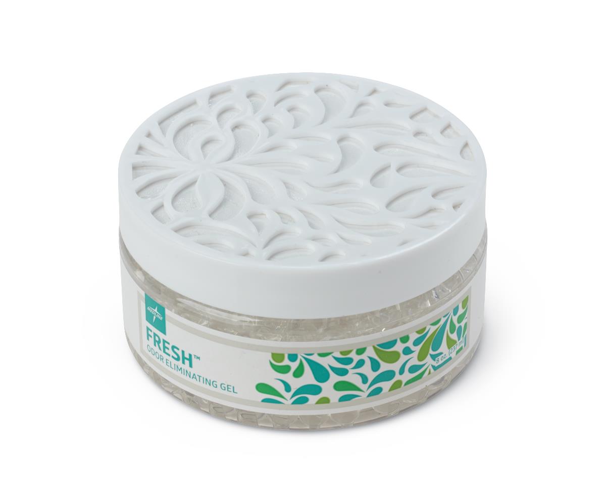 Medline Naturally Fresh Odor Eliminator Gel Beads, Neutral Scent, 8 oz. Jar - 1 Each