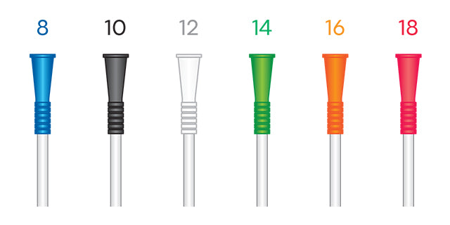 GentleCath™ Uncoated Intermittent Urinary Catheter for Males - Box of 100