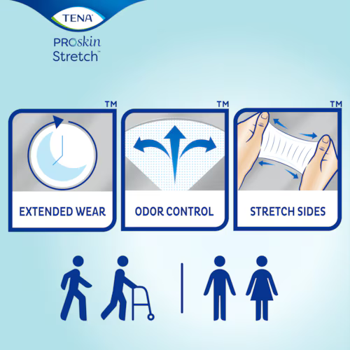 TENA ProSkin™ Stretch Ultra Incontinence Briefs | Fully Breathable