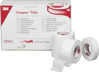 3M 1534-1 BX/12 TAPE SURG WHITE 1IN X 10YD