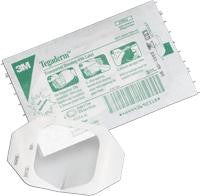 3M 1624W BX/100 DRESSING TEGADERM WINDOW - 6CM X 7CM