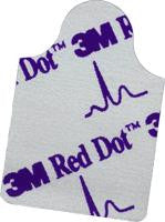 3M 2360 BX/100 ELECTRODE ECG RESTING ADULT RECTANGULAR SOLID GEL RED DOT