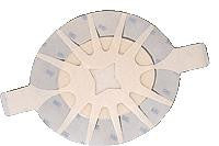 3M 90611 BX/10 DRESSING FOAM ADHES OVAL 6CM X 7.6CM