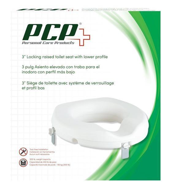 AIR 7019 3" RAISED TOILET SEAT