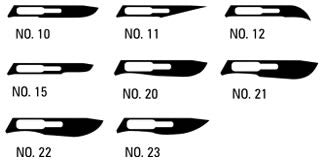 AMG 500-322 BX/100 AMG SCALPEL BLADES NO.22 - CARBON STEEL- #4 FITTING -
