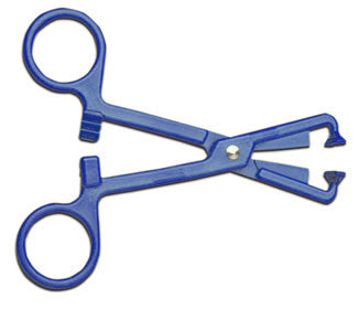 AMG 620-890 PK/50 CLAMP ALLPURPOSE MACBICK 5.25INBLUE PLASTIC NON-STERILE