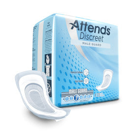 ATT ADMG20 45505 - Attends Discreet Male Guard L-12.5" W-4.5" - 6 bags of 20