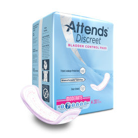 ATT ADPMOD 43551 - Attends Discreet Moderate Pad L-10.5" W-4.25" - 10 bags of 20