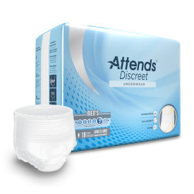 ATT ADUM35 43549 - Attends Discreet Underwear, Male, L/XL - 4 bags of 18
