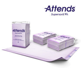 ATT ASBXL 46280 - Attends SUPERSORB XL- BARIATRIC UNDERPAD 36"x51" - 6 bags of 5