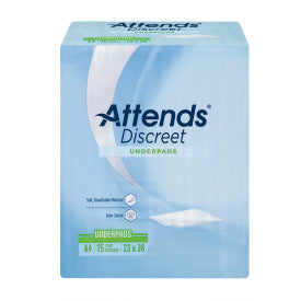 ATT UFS236RG 31930 - Attends Discreet Underpad, 23" x 36" - 10 bags of 15