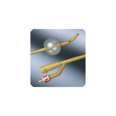 BRD 0168SI20 BX/12 INFECTION CONTROL 2-WAY FOLEY SILVER/HYDRO COATED CATH 20FR 5CC, COUDE