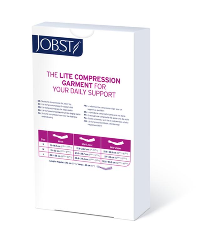 BSN 101334 EA/1 JOBST BELLA LITE READY-TO-WEAR ARM SLEEVE W/SIL DOT BAND, 20-30MMHG, SM, LONG, BEIGE