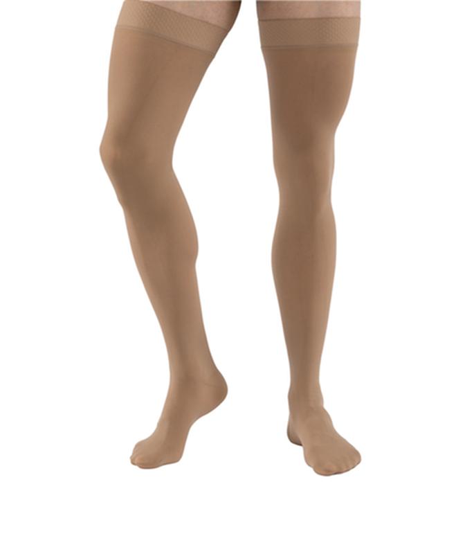 BSN 114210 PR/1 JOBST MEDICAL LEG WEAR, UNISEX, THIGH HIGH, 20-30MMHG, LG, BEIGE, CLOSED TOE