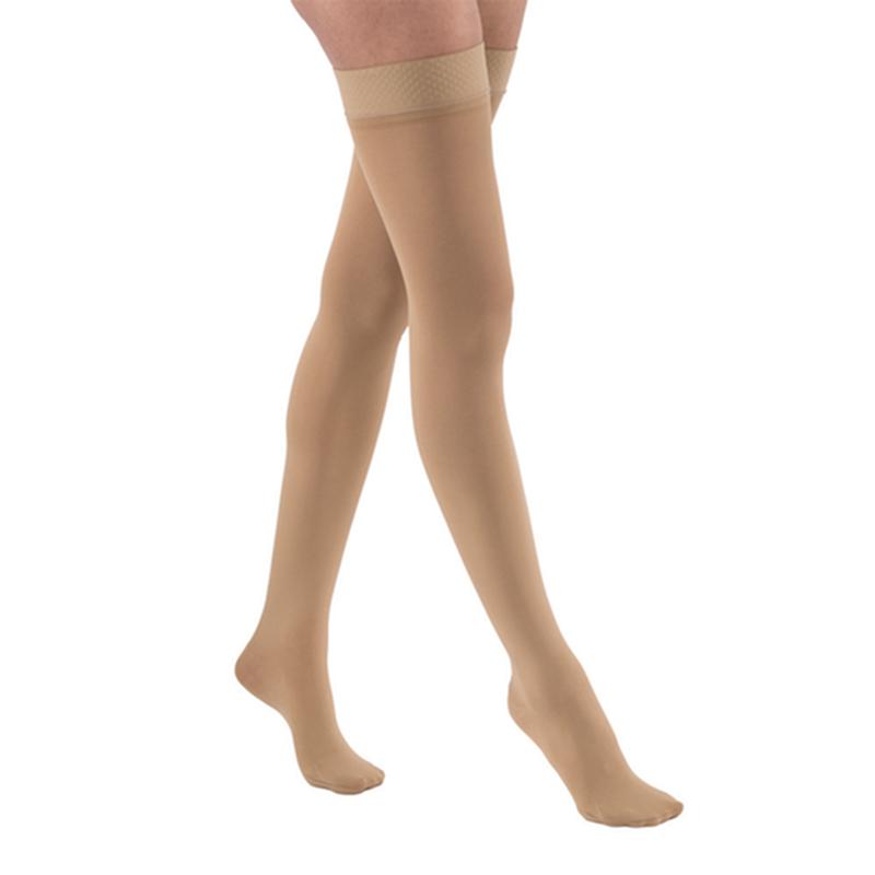 BSN 114651 PR/1 JOBST MEDICAL LEG WEAR, UNISEX, THIGH HIGH, 30-40MMHG, XL, BEIGE, CLOSED TOE