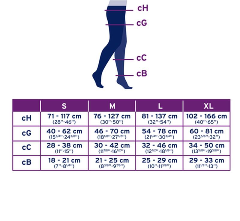 BSN 114663 PR/1 JOBST MEDICAL LEG WEAR, UNISEX, WAIST HIGH, 20-30MMHG, XL, BEIGE, OPEN TOE