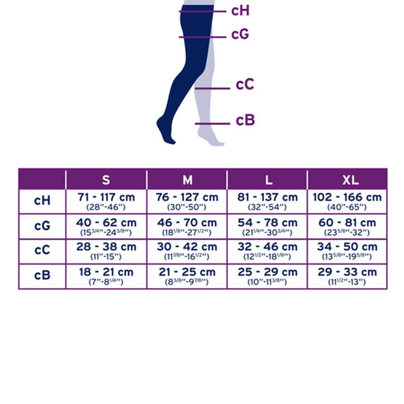 BSN 114675 PR/1 JOBST MEDICAL LEG WEAR, UNISEX, CHAP STYLE, 20-30MMHG, XL, BEIGE, OPEN TOE, LEFT LEG