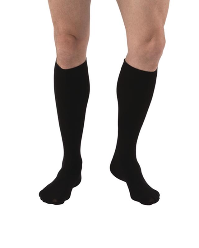BSN 114735 PR/1 JOBST MEDICAL LEG WEAR, UNISEX, KNEE HIGH, 20-30MMHG, XL, FULL CALF, BLACK, CLOSED TOE