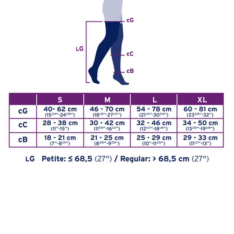 BSN 114823 PR/1 JOBST MEDICAL LEG WEAR, UNISEX, THIGH HIGH, 15-20MMHG, MD, BEIGE, CLOSED TOE