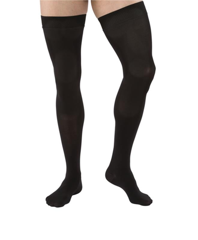 BSN 114826 PR/1 JOBST MEDICAL LEG WEAR, UNISEX, THIGH HIGH, 15-20MMHG, SM, BLACK, CLOSED TOE