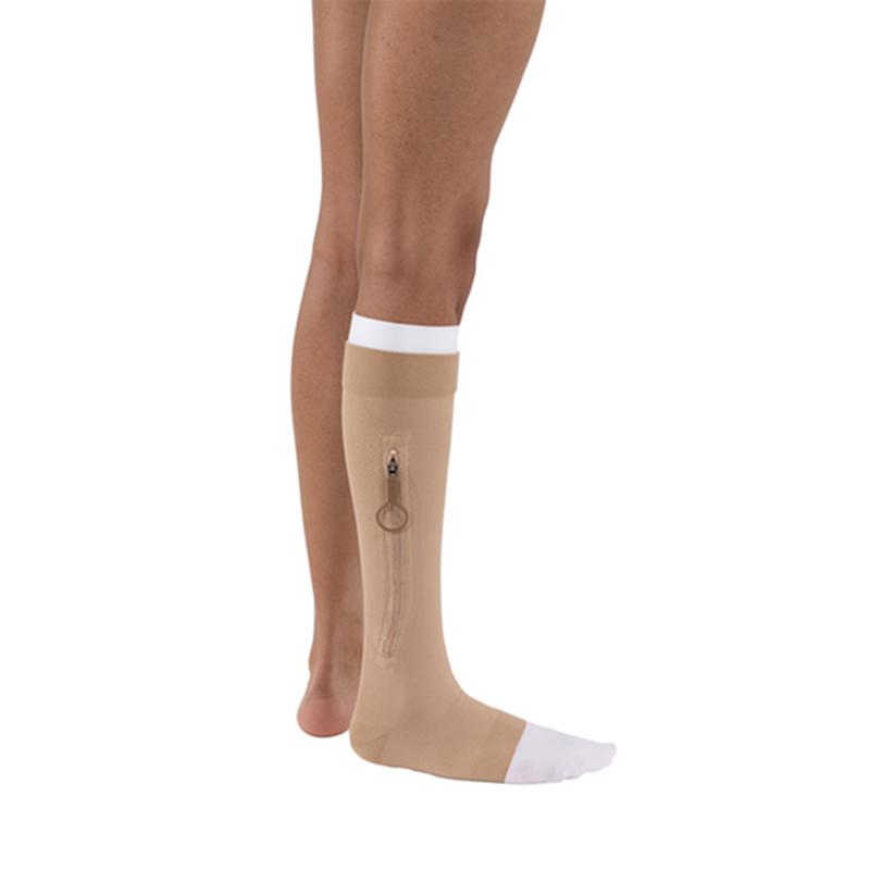 BSN 7363166 KT/1 JOBST ULCERCARE READY-TO-WEAR 3XL, RIGHT ZIPPER, BEIGE (INCL 1 STOCKING AND 2 LINERS)