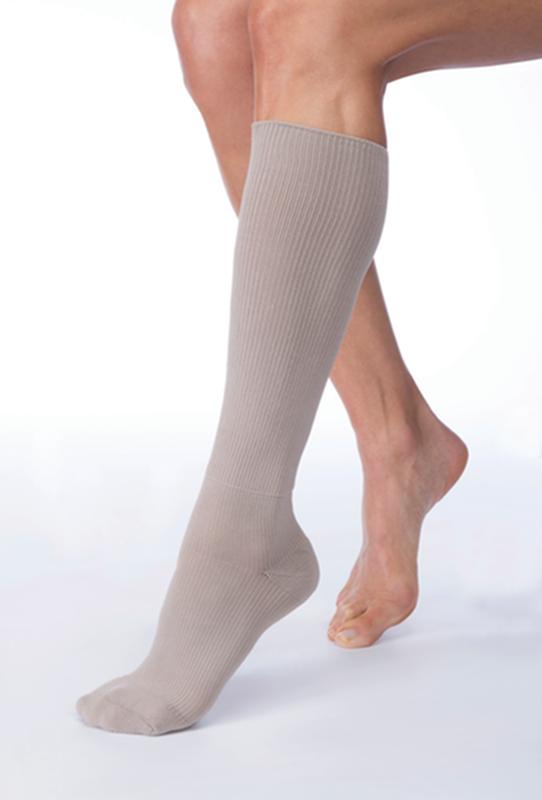 BSN 7666413 BX/1 JOBST FARROWHYBRID ADI READY-TO-WEAR KNEE HIGH LINERFOOT COMPRESSION , 20-30 MMHG, MEDIUM WIDE, TAUPE