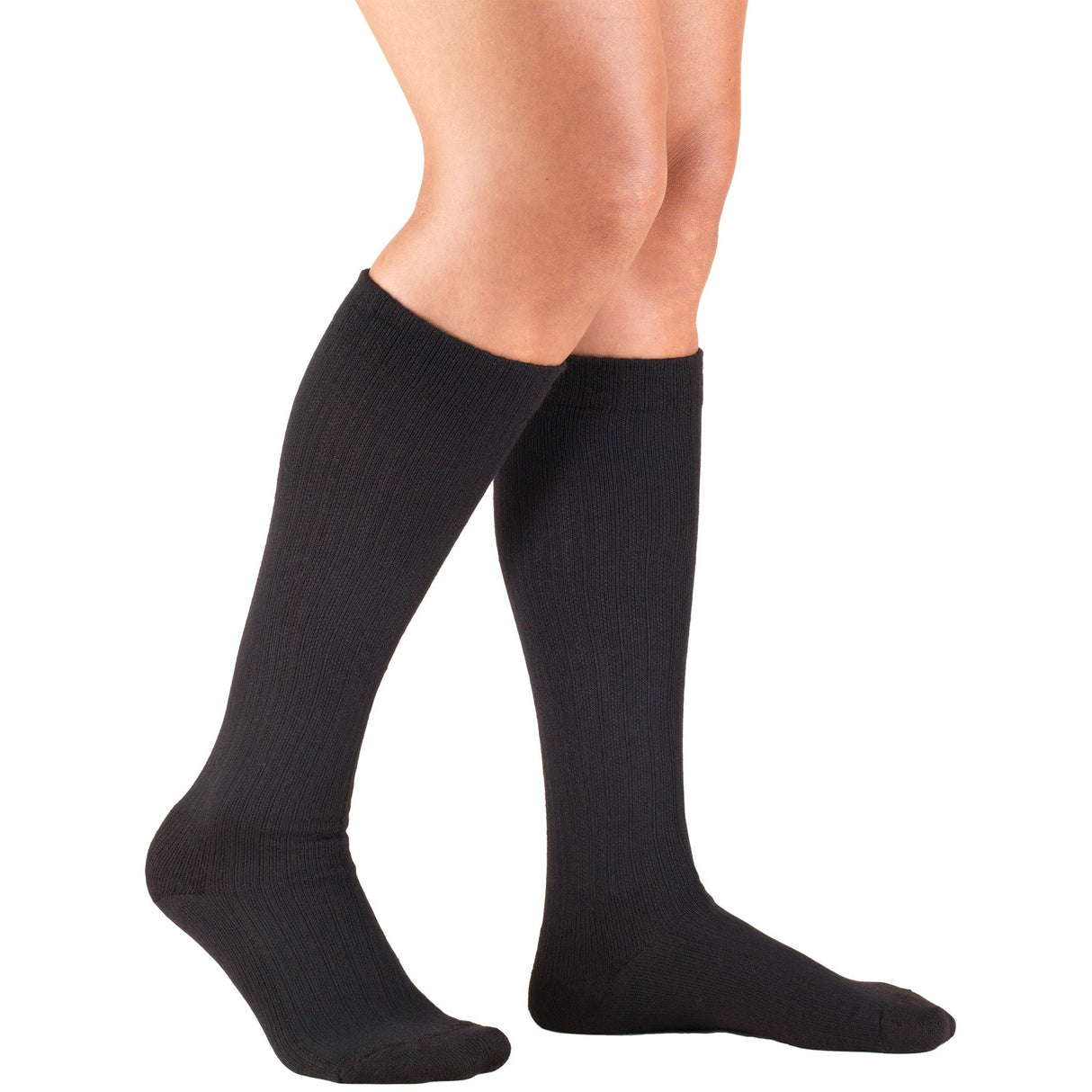 BSN 7764455 PR/1 JOBST AMBITION SOFT FIT, MEN, KNEE HIGH, 15-20MMHG, 6 REGULAR, BLACK, CLOSED TOE