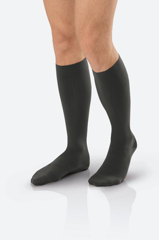 BSN 7764493 PR/1 JOBST AMBITION SOFT FIT, MEN, KNEE HIGH, 15-20MMHG, 4 REGULAR, GREY, CLOSED TOE