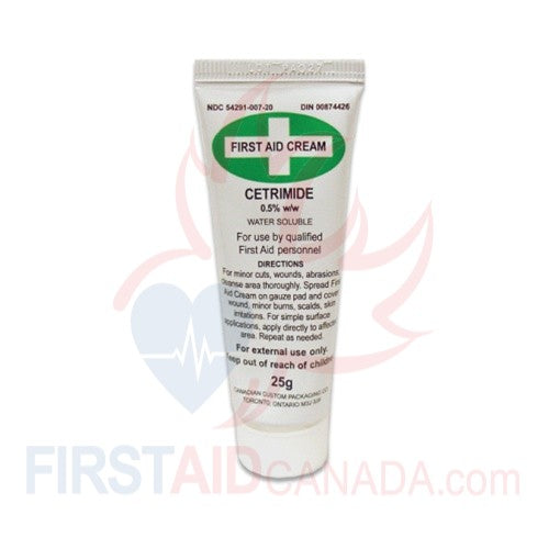 CCP FAC025 CS/120 CETRIMIDE FIRST AID CREAM, 25G
