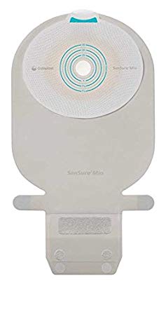 COL 16768 BX/10 SENSURA MIO 1 PIECE ,OPEN,DEEP CONVEX,WIDE-OUTLET DRAINABLE ,MAXI, OPAQUE ,WITH FILTER CUT-TO-FIT 10MM-43MM