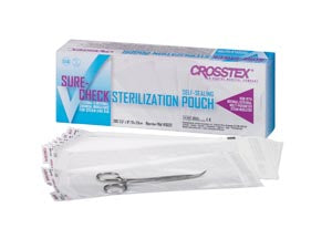 CROS SCMADC BX/200 QUALA SELF SEALING STERILIZATION POUCH, 5.25IN X 10IN.