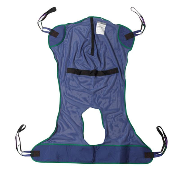 DM 13221M EA/1 Full Body Patient Lift Sling, Mesh with Commode Cutout, Medium