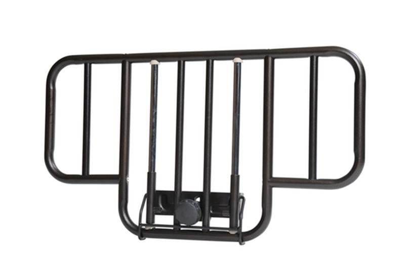 DM 15201BV EA/1 No Gap Half Length Side Bed Rails with Brown Vein Finish