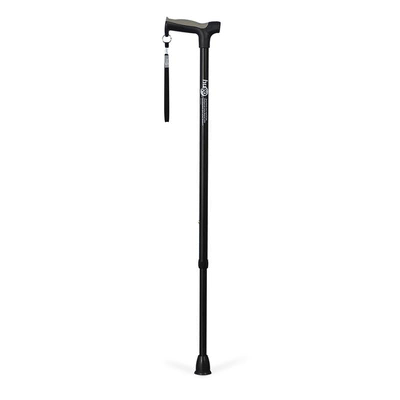 DM 731-462 EA/1 Adjustable Derby Handle Cane with Reflective Strap, Ebony