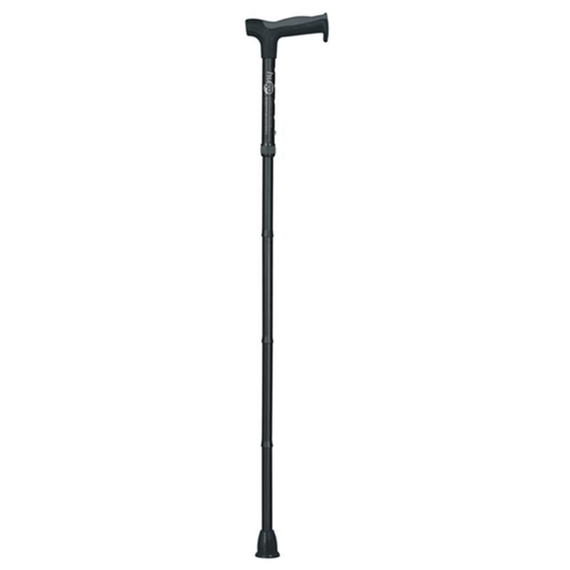 DM 731-491 EA/1 Adjustable Folding Cane with Reflective Strap, Ebony