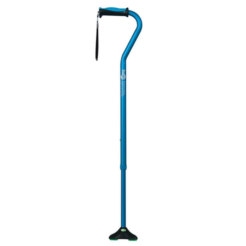 DM 731-859 EA/1 QuadPod Offset Cane with Ultra Stable Cane Tip, Aquamarine