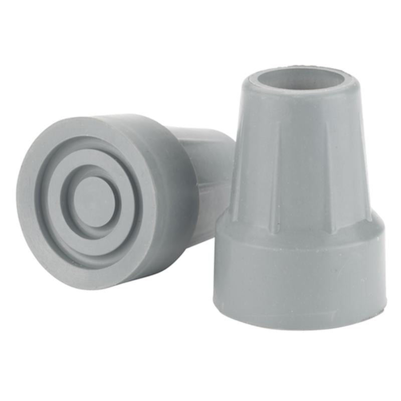 DM RTL10439B PR/1 Crutch Tips, 7/8", Gray