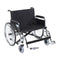 DM STD26ECDFASF EA/1 Sentra EC Heavy Duty Extra Wide Wheelchair, Detachable Full Arms, Swing away Footrests, 26" Seat